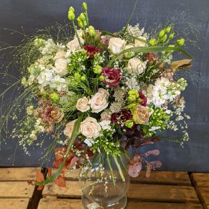 Hand Tied Nude Coloured Bouquet